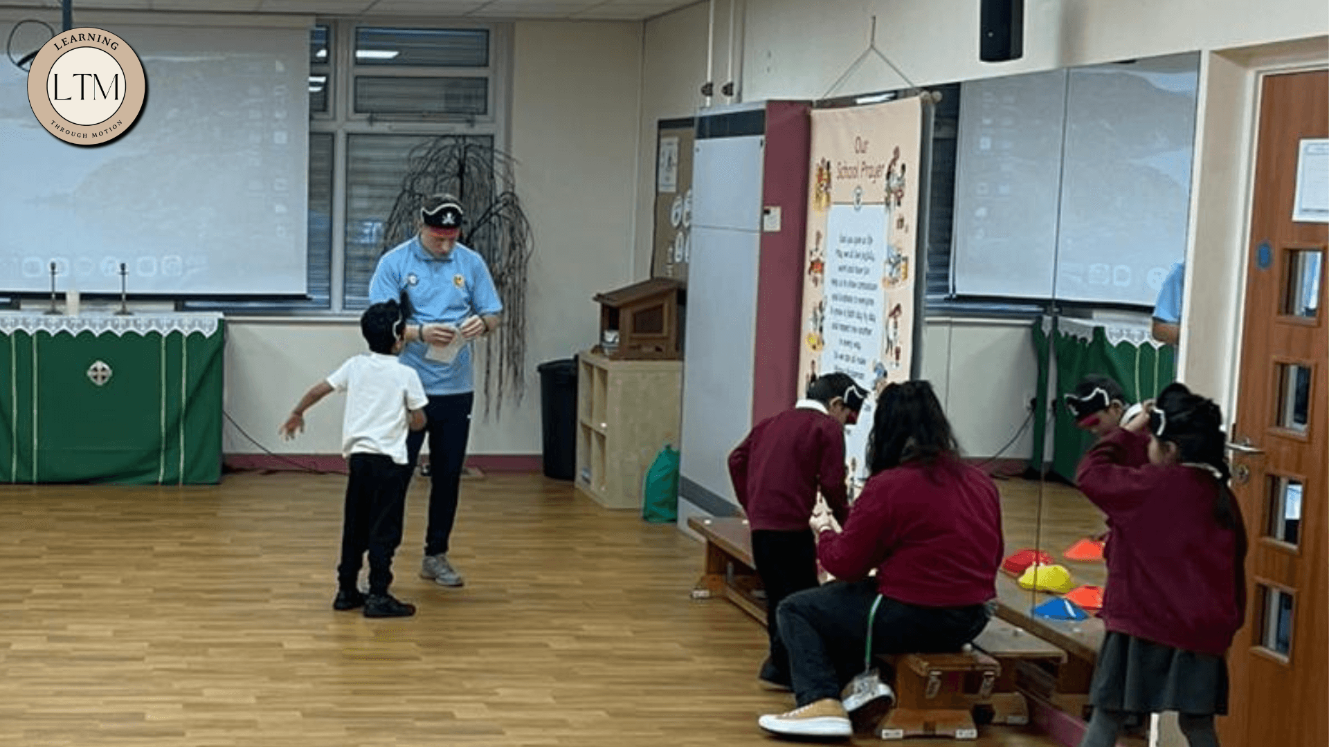 Maths Through Sport session in action