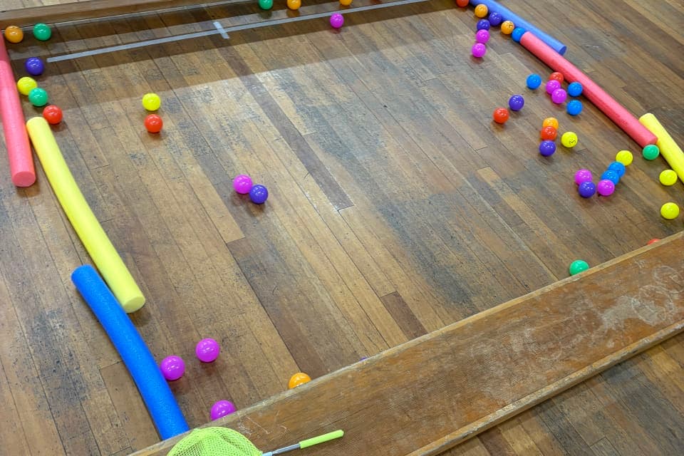 Maths Through Sport session in action